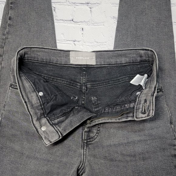 Everlane Gray Grey Skinny High Rise Ankle Stretchy Jeans 26 - Picture 7 of 12